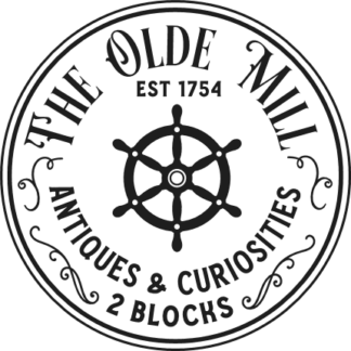 The olde mill, antiques and curiosities, 2 blocks free svg file for members, shop wall sign
