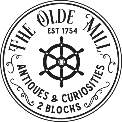 The olde mill, antiques and curiosities, 2 blocks free svg file for members, shop wall sign