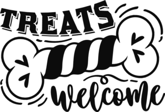 Treats, welcome free svg file for members, bone, funny dog bandana design