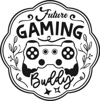 Future gaming buddy free svg file for members, funny baby boy onesie design
