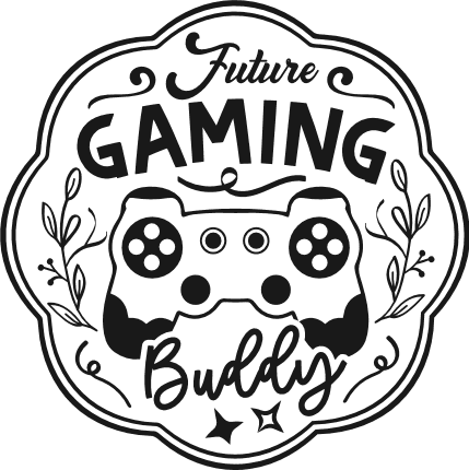 Future gaming buddy free svg file for members, funny baby boy onesie design
