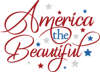 America, the beautiful free svg file for members, patriotic hoodie design