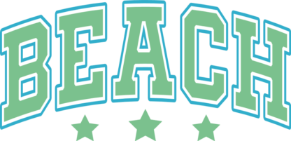 Beach sign free svg file for members, vacation t-shirt design