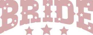 Bride sign free svg file for members, t-shirt design for Bride to be