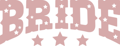 Bride sign free svg file for members, t-shirt design for Bride to be