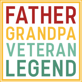 Father, grandpa, veteran legend free svg file for members, patriotic shirt design for veteran dad
