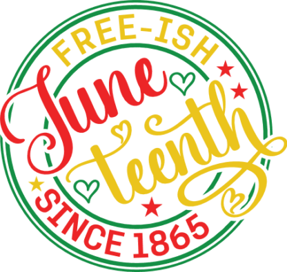 Free-ish Juneteenth since 1865 free svg file for members, black history month svg for t-shirt