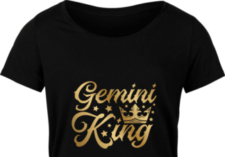 Gemini king free svg file for members, golden png for sublimation, birthday svg for t-shirt