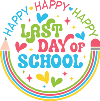 Happy last day of school, pencil free svg file for members, summer break kids tshirt design