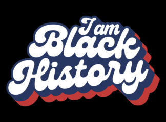I am black history free svg file for members, black history month svg for sweatshirt