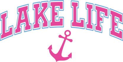 Lake life free svg file for members, anchor, Boat decal