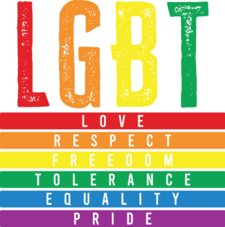 LGBT sign, love, respect, freedom, tolerance, equality, pride free svg file for members, gay pride month