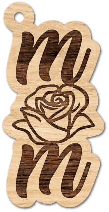 Mom sign laser cut free svg file for members, keychain design, mother's day gift