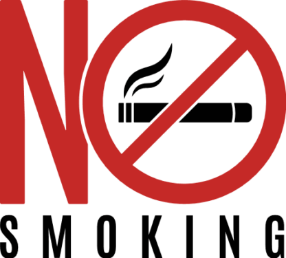 No smoking sign free svg file for members, world no tobacco day, wall sign