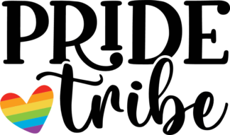 Pride tribe free svg file for members, gay pride month svg for hoodie