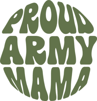 Proud army mama free svg file for members,  patriotic, military mom, hoodie design