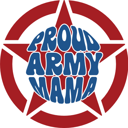 Proud army mama, star free svg file for members, svg for tumbler