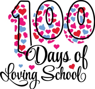100 days of loving school free svg file for members, svg for tshirt