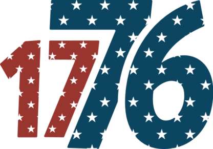1776 sign, American flag print free svg file for members, 4th of july svg for t-shirt