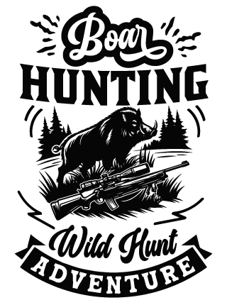 Boar hunting, wild hunt adventure free svg file for members, hunting svg for t-shirt