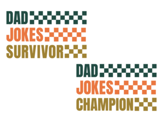 Dad jokes survivor, Dad jokes champion free svg file for members, funny Matching Daddy And Son tshirt design