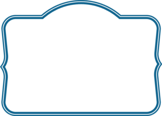 Double Frame clipart image free svg file for members, decor, decal