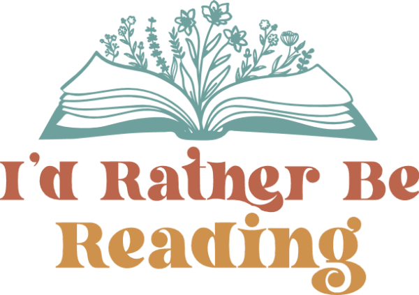 I'd rather be reading, book and flowers free svg file for members, gift ...