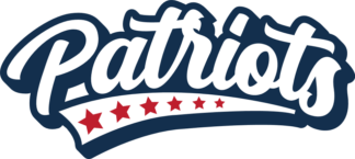 Patriots sign free svg file for members, American football team mascot tshirt design