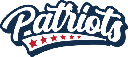 Patriots sign free svg file for members, American football team mascot tshirt design