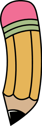 Pencil clipart image free svg file for members, school, decorative element