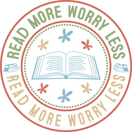 Read more, worry less free svg file for members, positive vibes, tote bag design