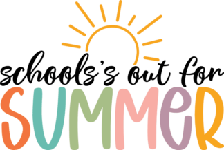 School's out for summer free svg file for members, last day of school svg for hoodie