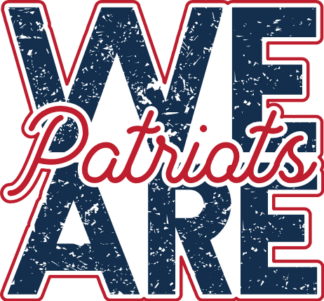 We are patriots free svg file for members, American football team fan hoodie design, distressed svg
