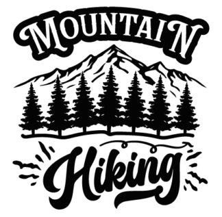 Mountain hiking free svg file for members, adventure svg for hoodie design