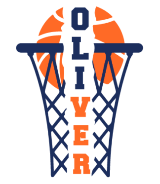 basketball player mascot svg, custom name, split ball and hoop free svg file for members