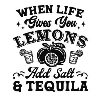 When life gives you lemons, add salt and tequila free svg file for members, funny club wall decor