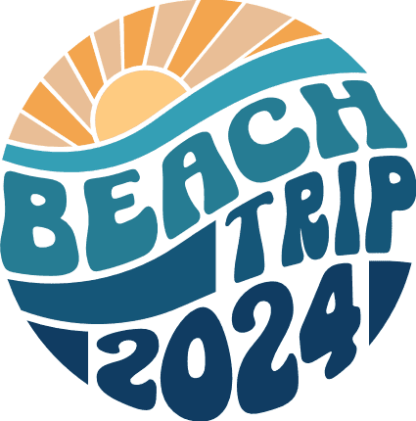 Beach trip 2024 free svg file for members, summer beach vacation tshirt design