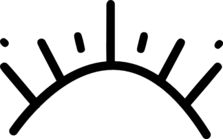 Half sun outline free svg file for members, summer decor