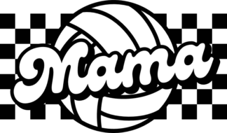 Mama sign, volleyball ball free svg file for members, volleyball lover mom sweatshirt design