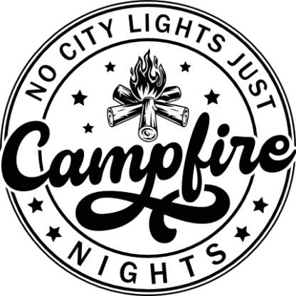 No city lights just campfire nights free svg file for members, camping ...