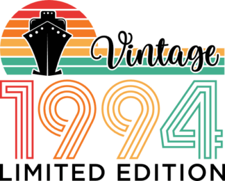 Vintage 1994 limited edition free svg file for members, funny 30th birthday gift
