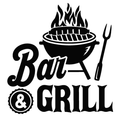 Bar and grill free svg file for members, Garden Grilling Decor, sticker