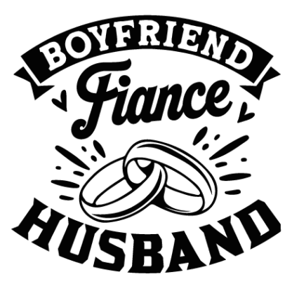 Boyfriend Fiance Husband free svg file for members, engagement rings design, wedding decor