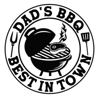 Dad's BBQ best in town free svg file for members, gift for dad, apron design