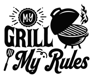 My grill, my rules free svg file for members, funny barbecue tshirt design