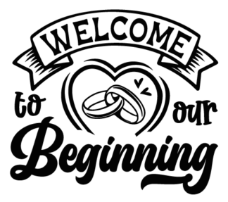 Welcome to our beginning free svg file for members, wedding sign, wall decor