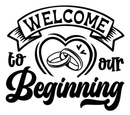 Welcome to our beginning free svg file for members, wedding sign, wall decor