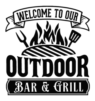Welcome to our outdoor bar and grill free svg file for members, Garden Grilling Decor