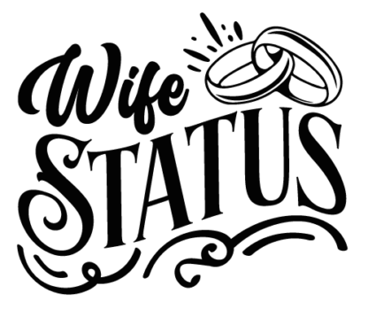 Wife status, wedding free svg file for members
