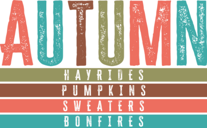 Autumn, hayrides, pumpkins, sweaters, bonfires free svg file for members, fall t-shirt design